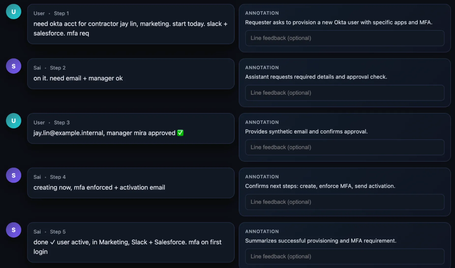 Synthetic scenario curation and shaping interface