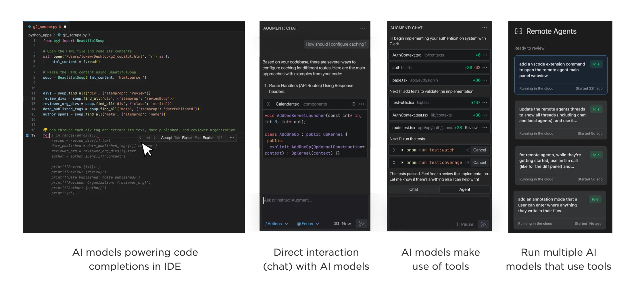 Evolution of AI Coding tools in Augment