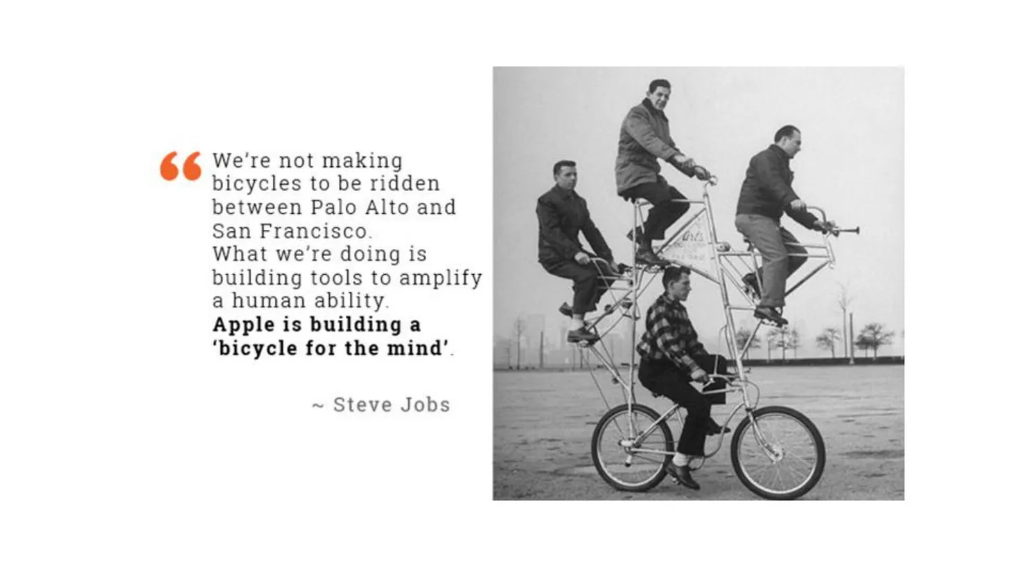 Steve Jobs - bicycle for the mind