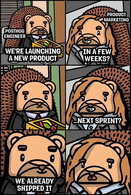 product marketing at PostHog