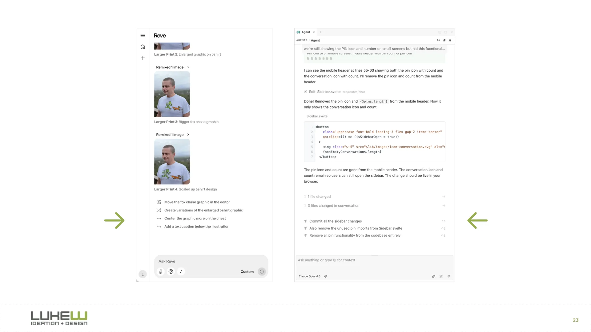 suggested questions in AI interfaces
